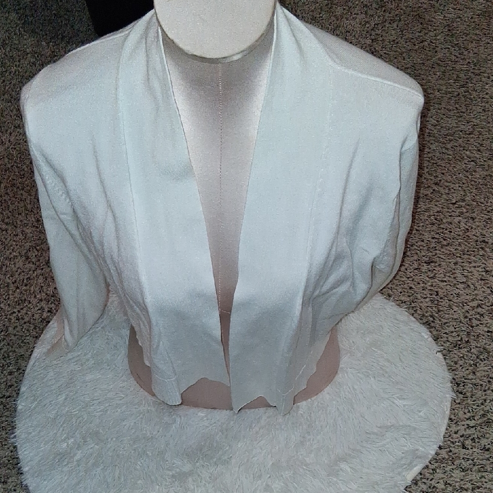 Calvin Klein White Cardigan